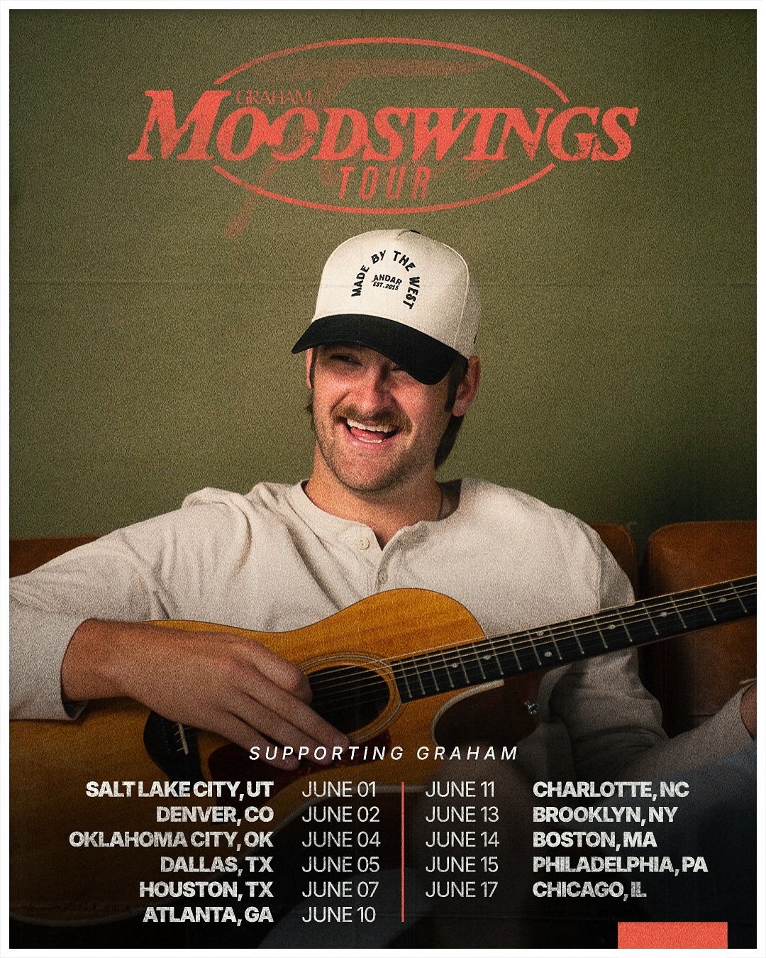 Luke Rob MOODSWINGS TOUR Poster 2026